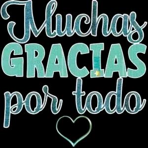 Muchas GRACIAS por todo - getsticker.com