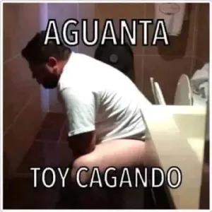 AGUANTA TOY CAGANDO - getsticker.com