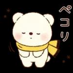 冬のもこもこくまさん(お正月とクリスマス)