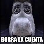 BORRA LA CUENTA