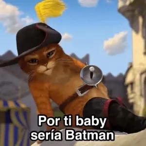 Por ti baby sería Batman - getsticker.com