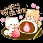 和菓子で敬語❤️いやしばいぬ❤️柴犬