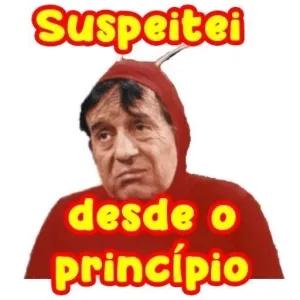 Suspeitei desde o princípio - getsticker.com