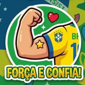 FORÇA E CONFIA! - getsticker.com