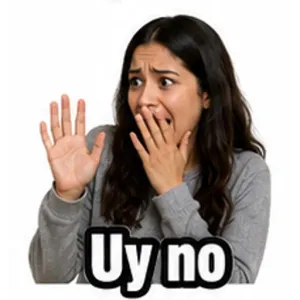 Uy no - getsticker.com