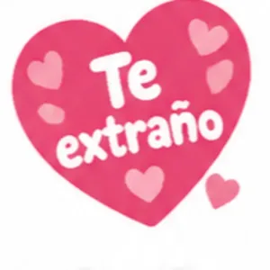 Te extraño - getsticker.com