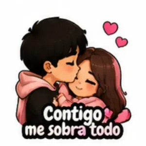 Contigo me sobra todo - getsticker.com