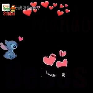 Text Sticker, Love U - getsticker.com