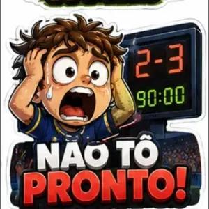 NÃO TÔ PRONTO! - getsticker.com