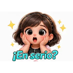 ¡En serio? - getsticker.com