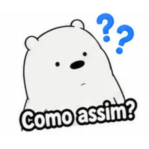 Como assim? - getsticker.com