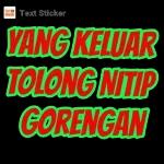 YANG KELUAR TOLONG NITIP GORENGAN
