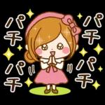 ほのぼのカノジョ♡春～初夏♪敬語スタンプ