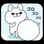 うさぎ&くま１００％ 冬の日常