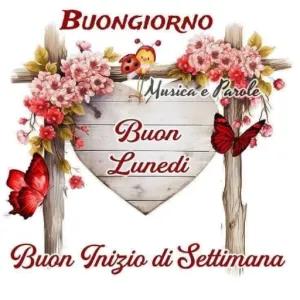 BUONGIORNO, Musica e Parole, Buon Lunedi, Buon Inizio di Settimana - getsticker.com
