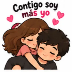 Contigo soy más yo - getsticker.com