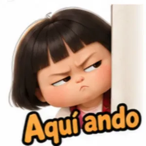 Aquí ando - getsticker.com