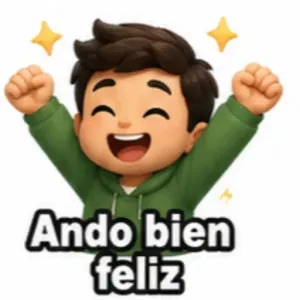 Ando bien feliz - getsticker.com