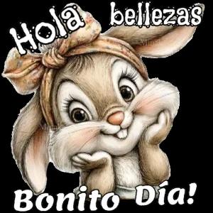Hola bellezas Bonito Día! - getsticker.com