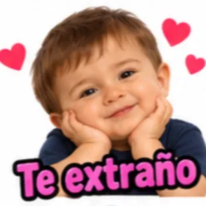Te extraño - getsticker.com