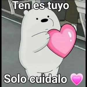 Ten es tuyo Solo cuidalo - getsticker.com