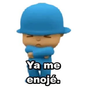 Ya me enojé. - getsticker.com