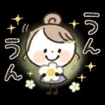 【日常】挨拶♡おだんごスマイルガール♡