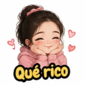 Qué rico - getsticker.com