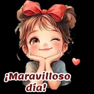 ¡Maravilloso día! - getsticker.com