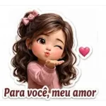 Adesivos de menina