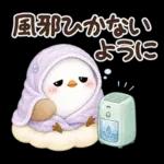 梅雨と夏のやさしい気遣い言葉♡シマエナガ