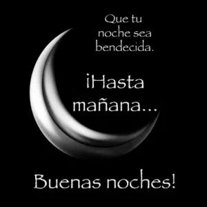 Que tu noche sea bendecida. ¡Hasta mañana... Buenas noches! - getsticker.com