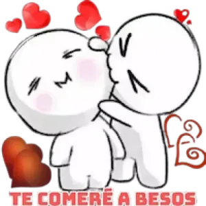 TE COMERÉ A BESOS - getsticker.com