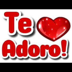 Te Adoro! - getsticker.com