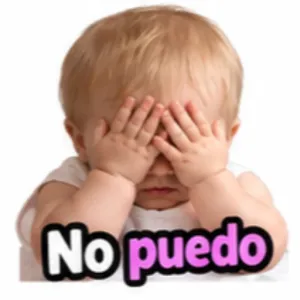 No puedo - getsticker.com