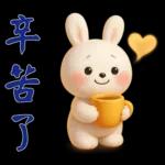 可愛白兔-實用短語