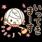 Attentive!Yurufuwa girl autumn .custom