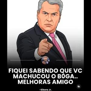 FIQUEI SABENDO QUE VC MACHUCOU O BOGA.. MELHORAS AMIGO -Sikera Jr. - getsticker.com