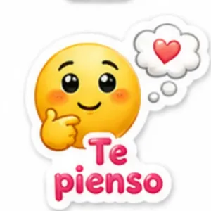 Te pienso - getsticker.com