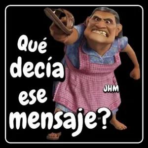 Qué decía ese mensaje? - getsticker.com