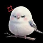 ふわもこシマエナガのほっこりスタンプ