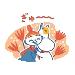 ムーミン カラフル♪あけおめスタンプ