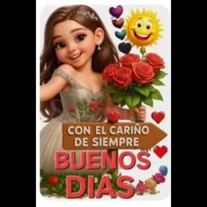 CON EL CARIÑO DE SIEMPRE BUENOS DIAS - getsticker.com