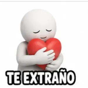 TE EXTRAÑO - getsticker.com