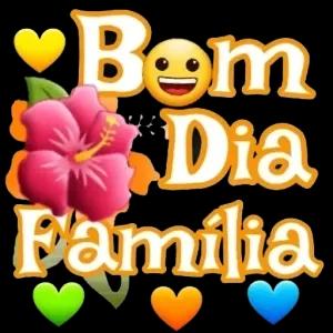 Bom Dia Família - getsticker.com