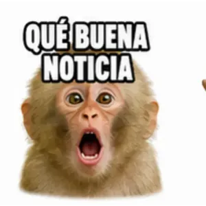QUÉ BUENA NOTICIA - getsticker.com