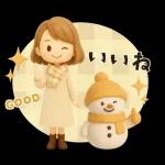 【3D】背景が動く♡大人ガーリー＊冬