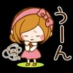 ほのぼのカノジョ♡春～初夏♪敬語スタンプ