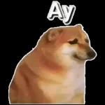 Pegatinas divertidas de perros