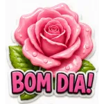 Adesivos de bom dia